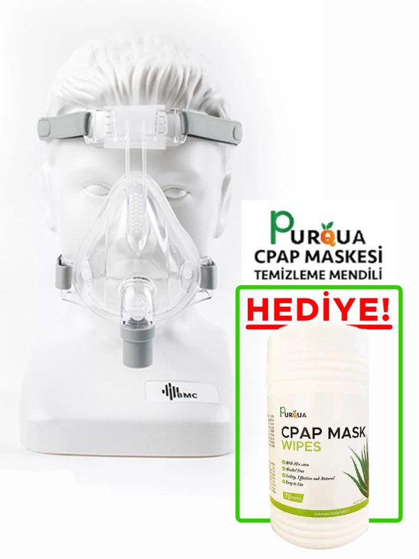 BMC F2 Ağız Burun CPAP Maskesi